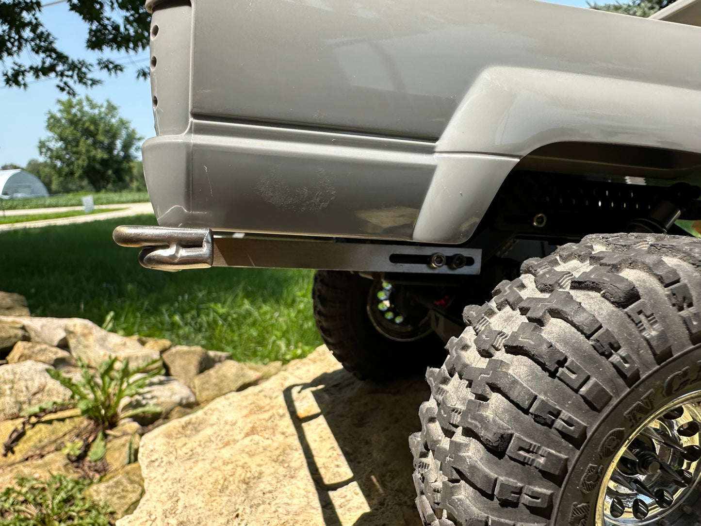 VS4-10 Offset Double Bar Rear Bumper for XtraCab