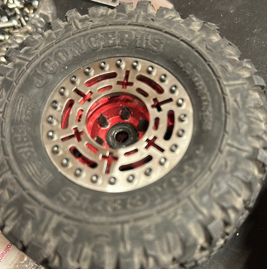 Exorcist 1.9 Heavy Metal Beadlock Rings (VP Style 24 Bolt) -Set of 4