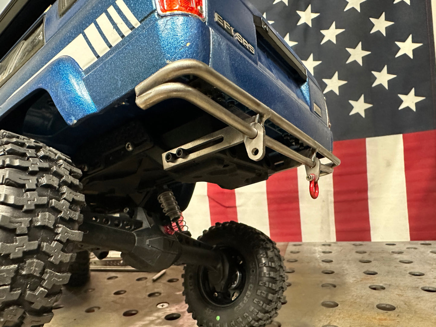 VS4-10 4Runner Offset Double Bar Rear Bumper (Full Length)