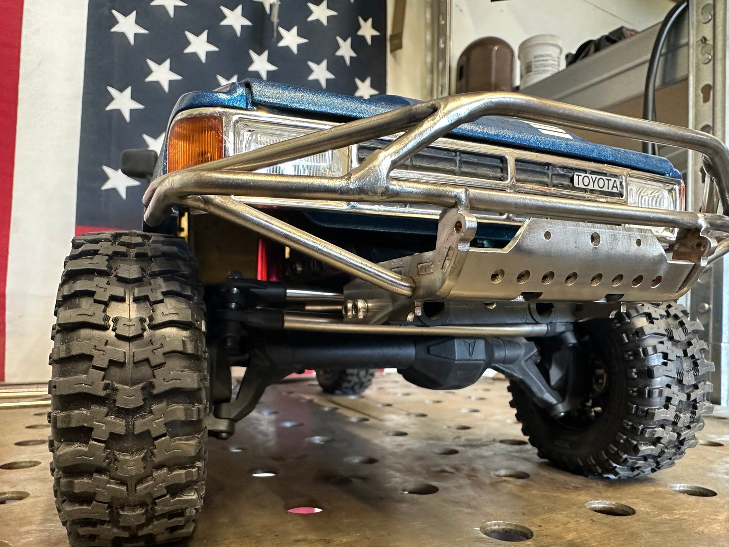 VS4-10 Toyota Winch Bumper For RC4WD Scale Warn Winches.