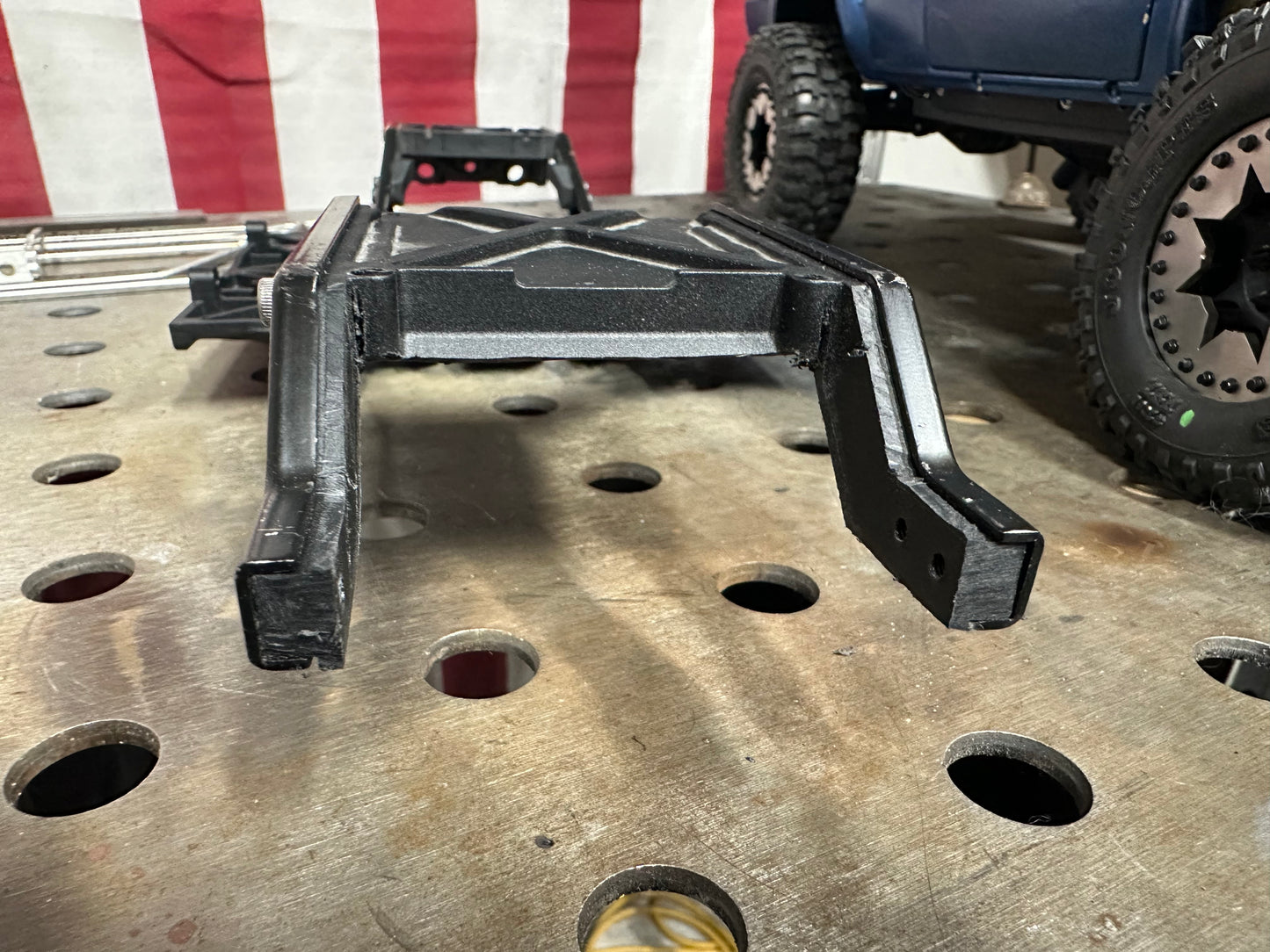 VS4-10 Offset Double Bar High Clearance Rear Bumper for Bobbed 4Runner & Marlin
