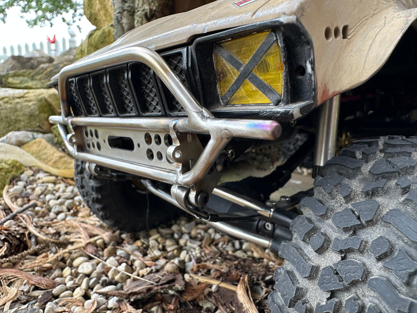 **Build To Order** Mojave / ‘82 Pickup Front Bumper w/Leaf Mounts & Trail Bar for TF2