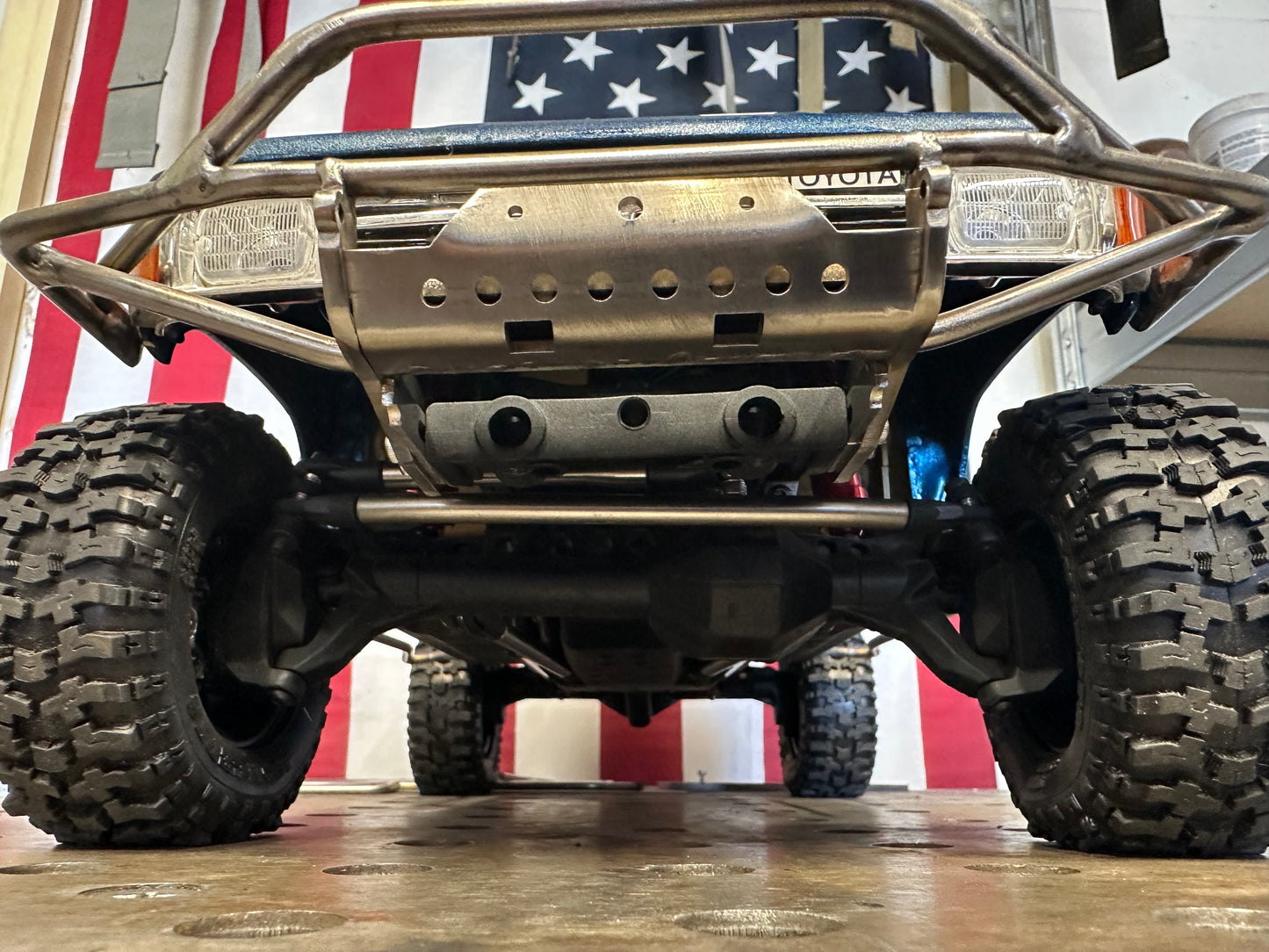 VS4-10 Toyota Winch Bumper For RC4WD Scale Warn Winches.