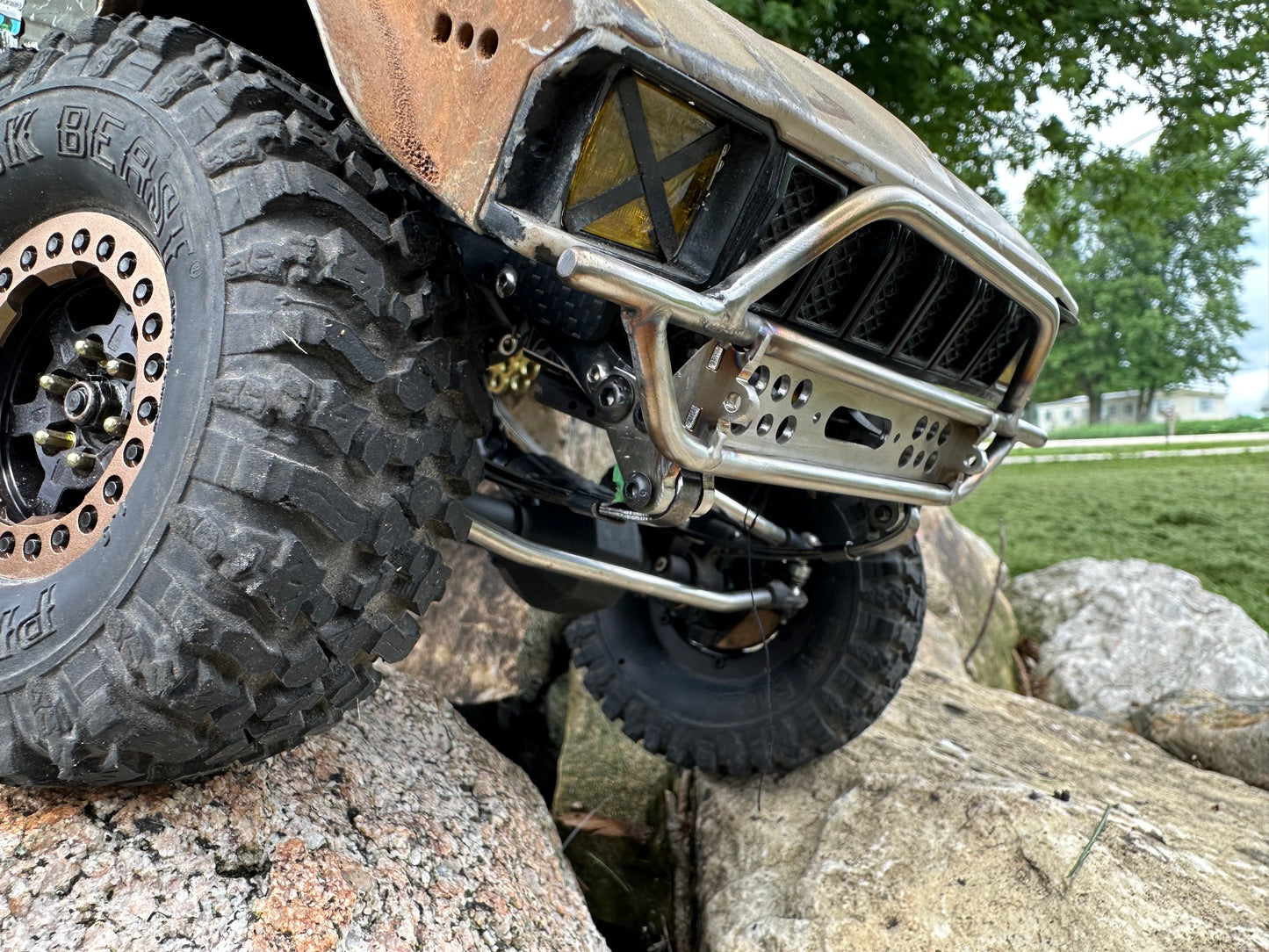 **Build To Order** Mojave / ‘82 Pickup Front Bumper w/Leaf Mounts & Trail Bar for TF2