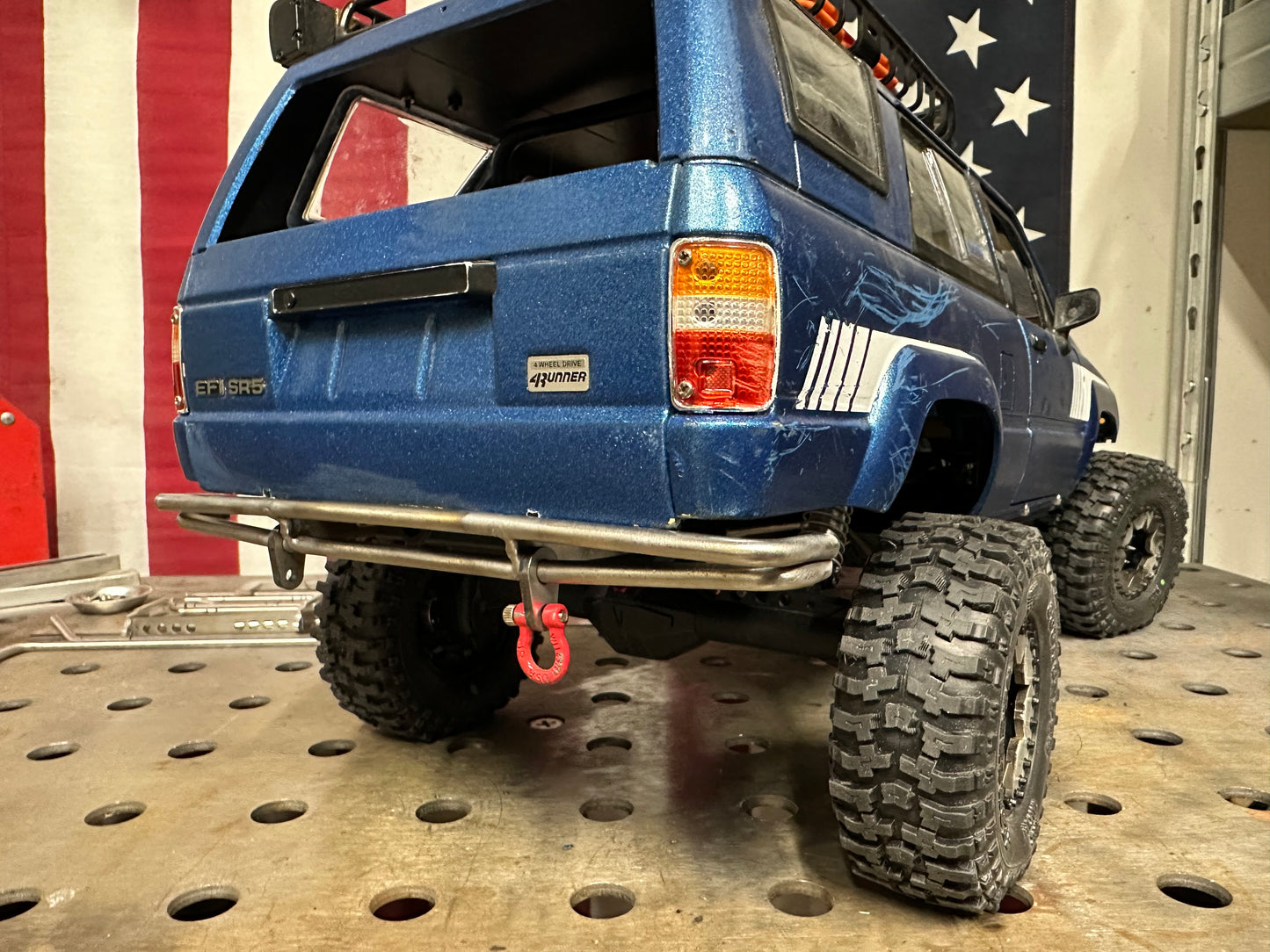 VS4-10 4Runner Offset Double Bar Rear Bumper (Full Length)