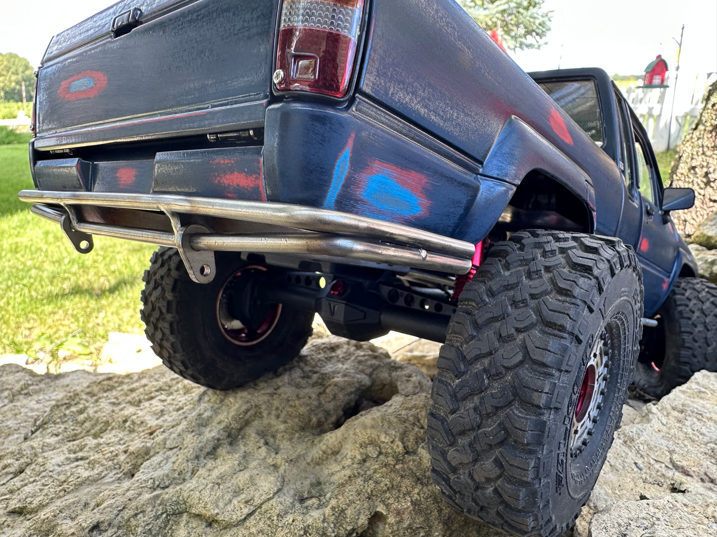VS4-10 Offset Double Bar Rear Bumper for XtraCab