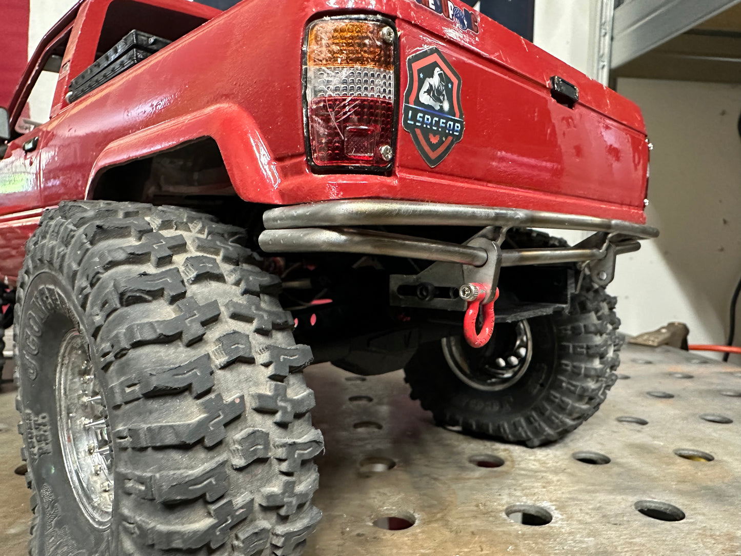 VS4-10 Offset Double Bar High Clearance Rear Bumper for Bobbed 4Runner & Marlin