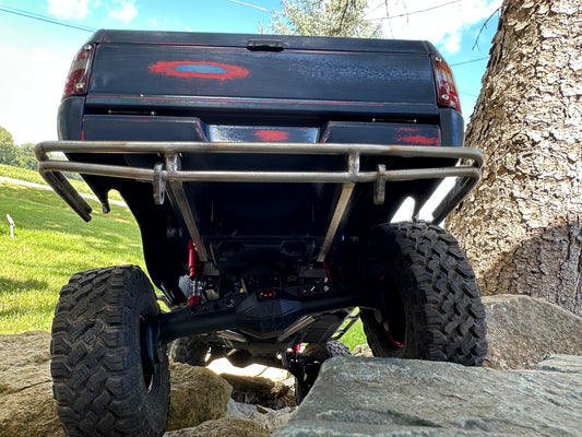VS4-10 Offset Double Bar Rear Bumper for XtraCab