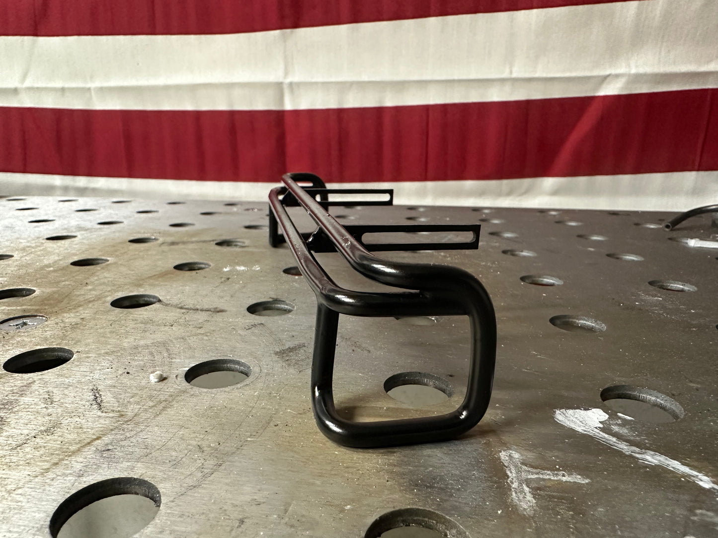 Offset Double Tube Rear Bumper (Shown w/ Optional Side Guards)