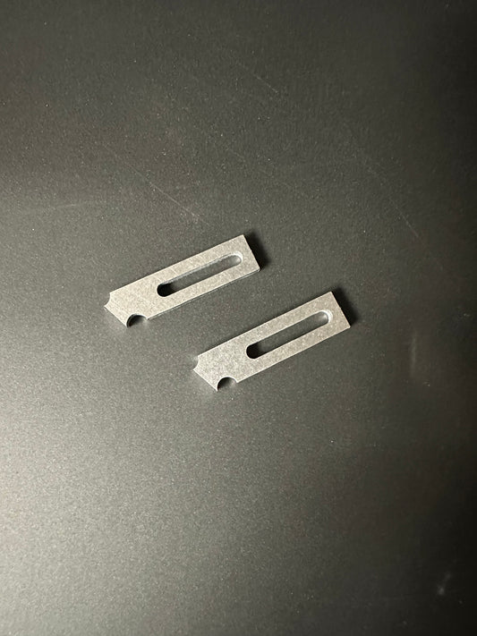 Offset Double Bar Medium Bumper Tabs (Pair)