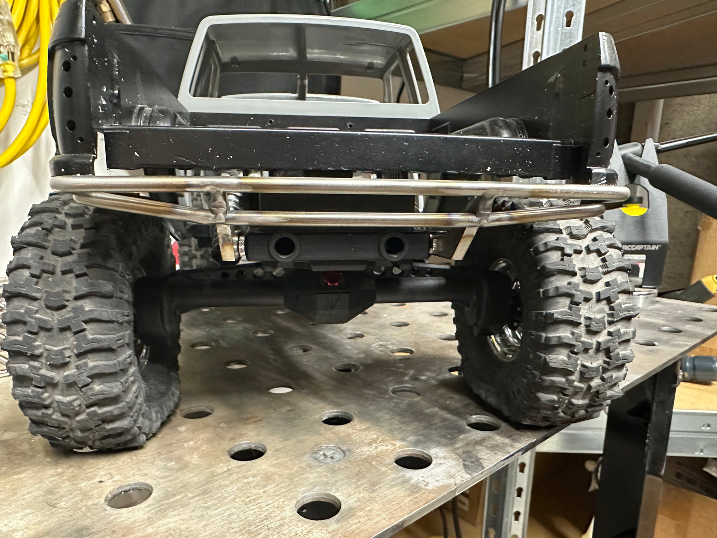 VS4-10 Offset Double Bar High Clearance Rear Bumper For Bobbed XtraCabs