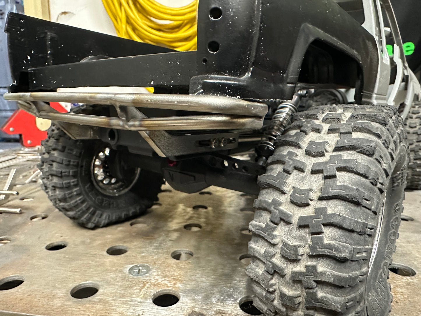 VS4-10 Offset Double Bar High Clearance Rear Bumper For Bobbed XtraCabs