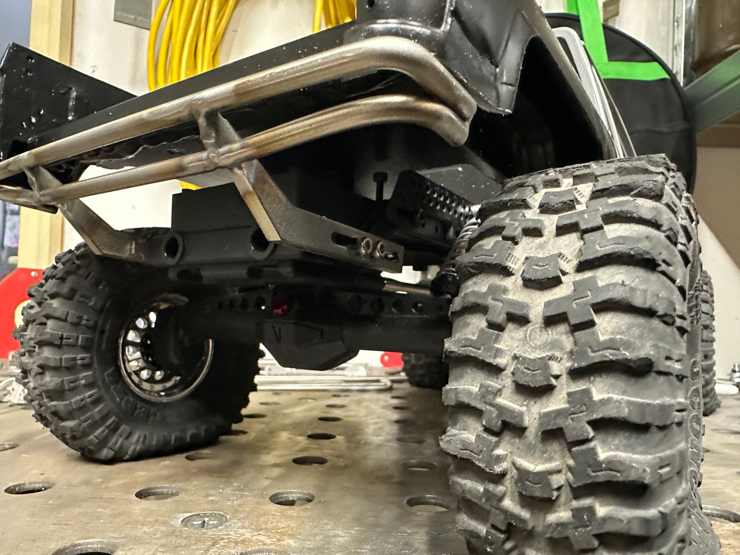 VS4-10 Offset Double Bar High Clearance Rear Bumper For Bobbed XtraCabs