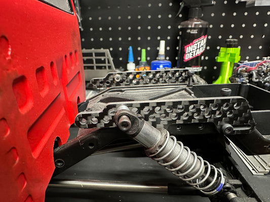 Carbon Low Profile Rear Shock Mounts for VS4-10/SCX10-II/Element Enduro