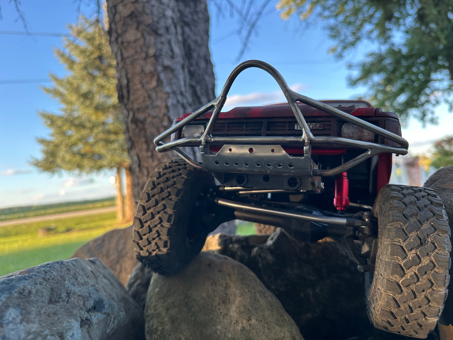 VS4-10 Toyota Winch Bumper For RC4WD Scale Warn Winches.