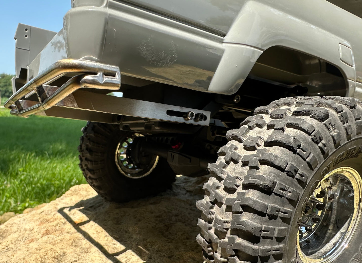 VS4-10 Offset Double Bar Rear Bumper for XtraCab