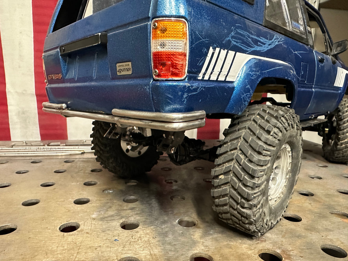 TF2 4Runner Classic Style Double Bar Rear Bumper