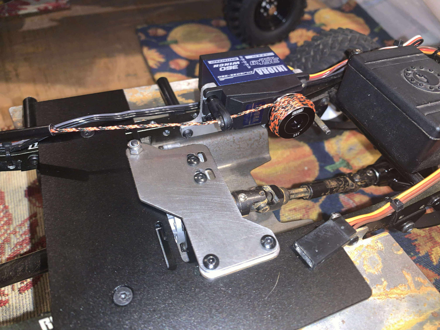 Hidden Servo Winch Mount for TF2 RWB