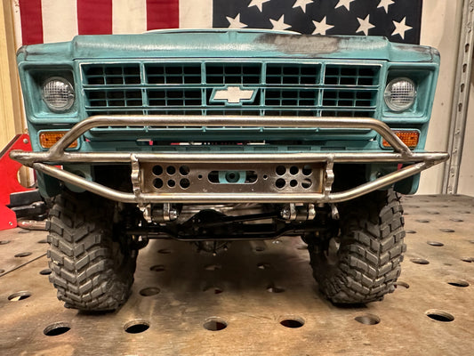 TF2 Chevy K5/K10 Front Tuber Bumper w/ Integrated Leaf Mounts