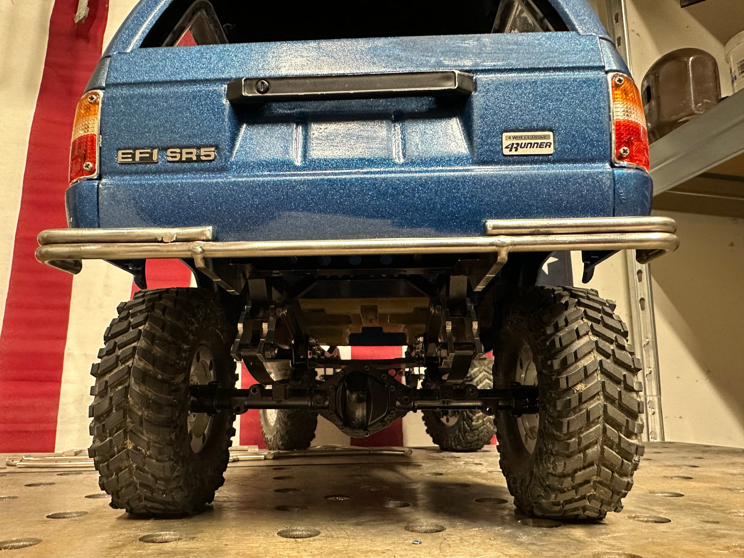 TF2 4Runner Classic Style Double Bar Rear Bumper