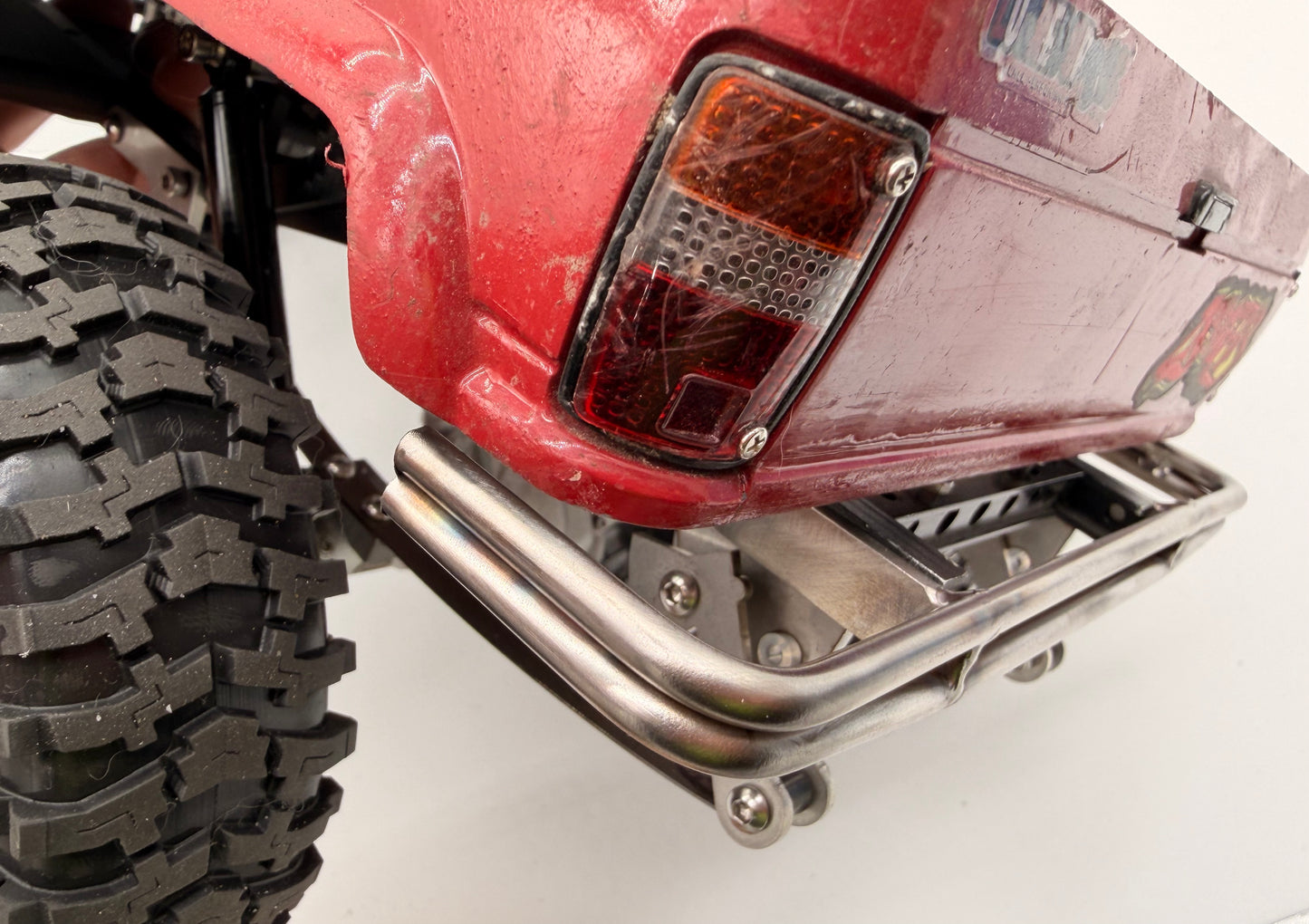 TF2 Double Bar High Clearance Rear Bumper For Bobbed 4Runner & Marlin
