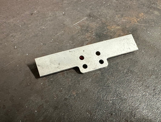 Welded Hitch Plate Add-On for Offset Double Bar Rear Bumpers