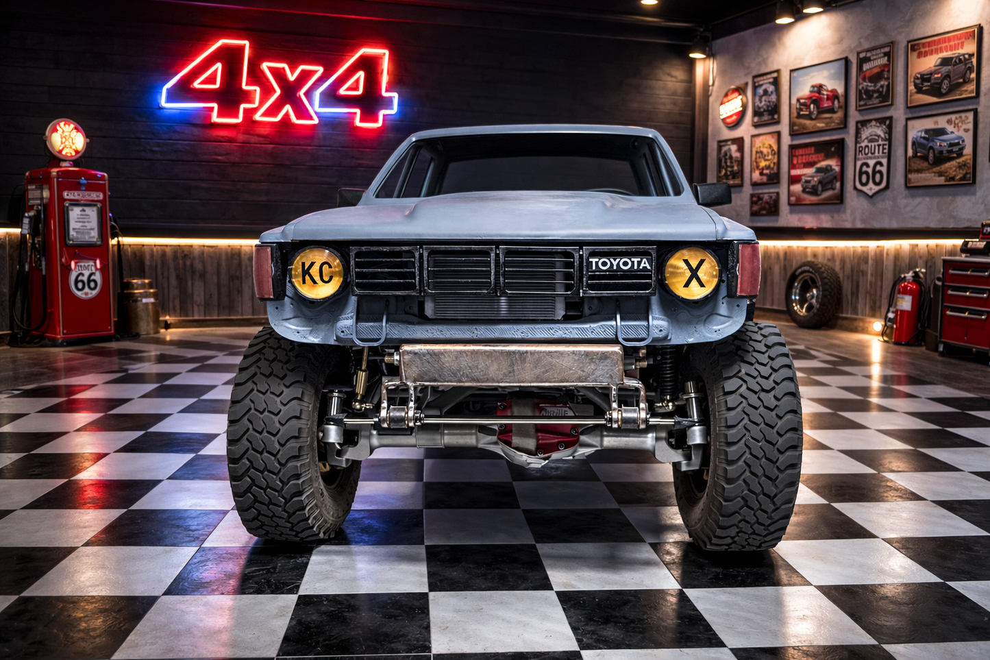 RockSlugCustoms '87 Hilux "Clampy" Style Grille for 4runner and XtraCab