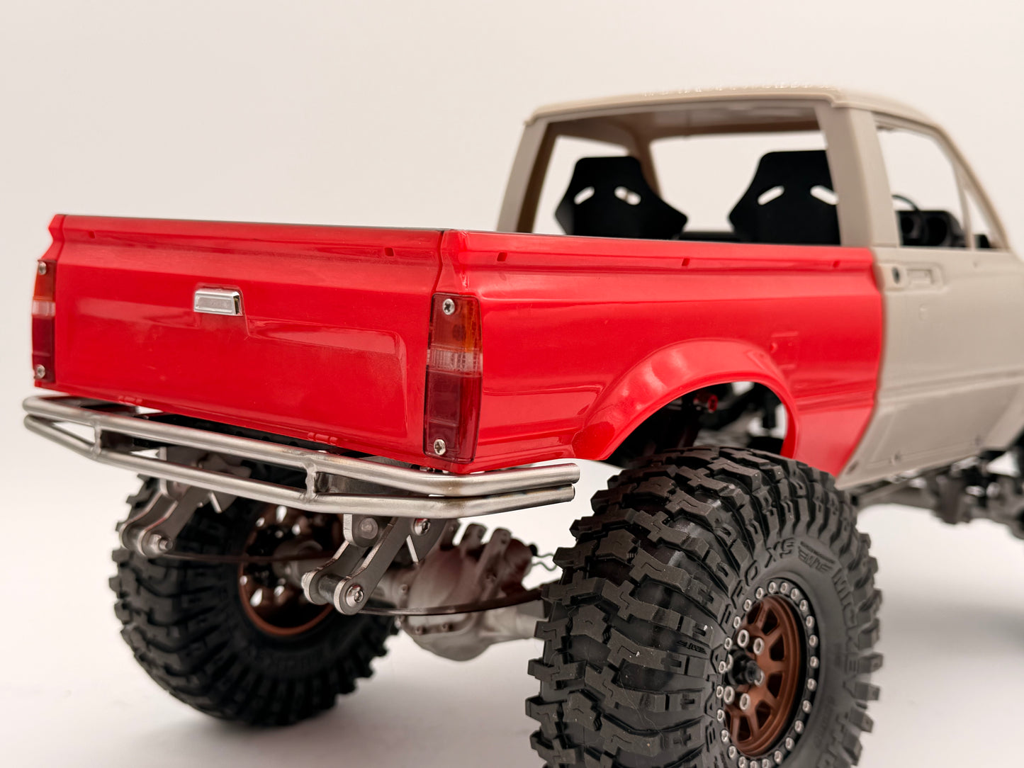 TF2 Double Bar High Clearance Rear Bumper For Bobbed 4Runner & Marlin