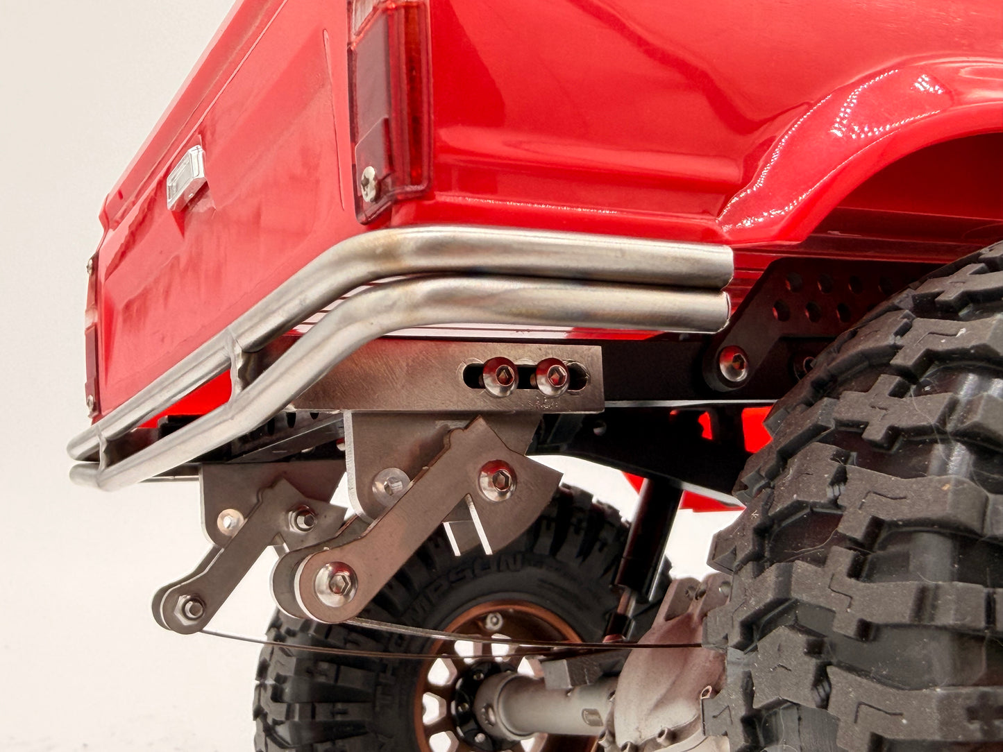 TF2 Double Bar High Clearance Rear Bumper For Bobbed 4Runner & Marlin