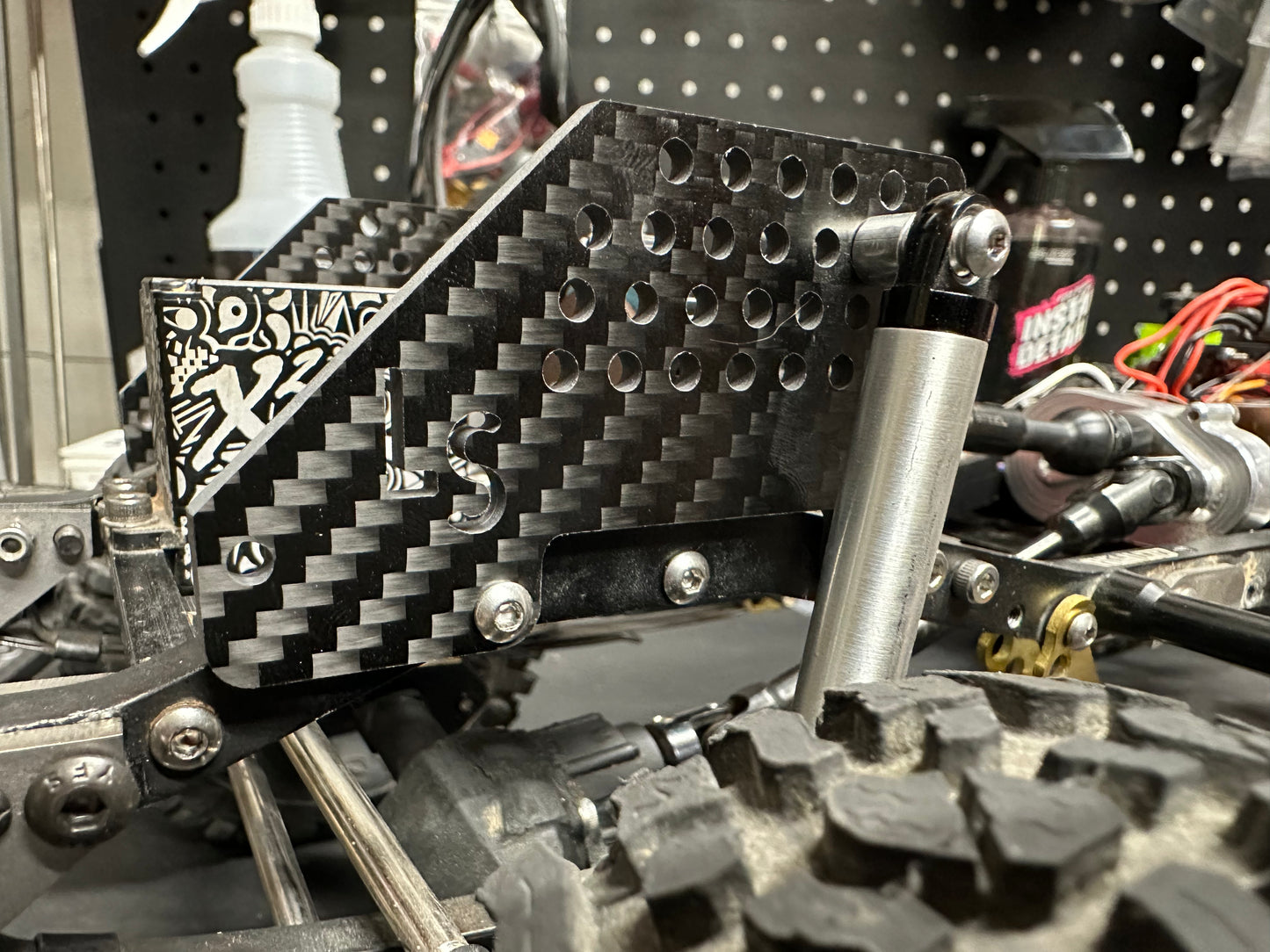 TF2 Carbon Performance Front Shock Towers (Tall)