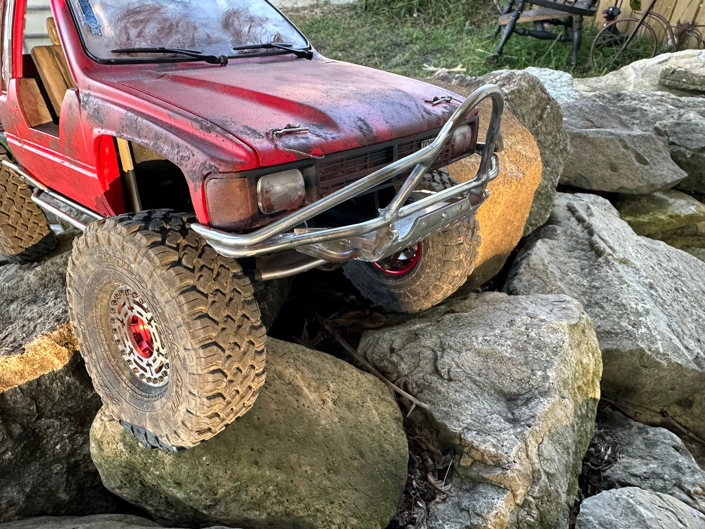 VS4-10 Toyota Winch Bumper For RC4WD Scale Warn Winches.